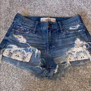 Hollister jean shorts